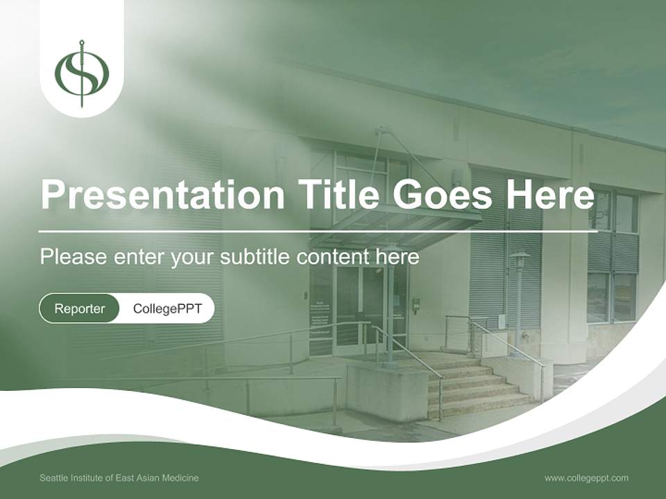 Seattle Institute of East Asian Medicine Lecture Sharing and Networking Event PPT Template4:3 ratio PPT effect preview image4