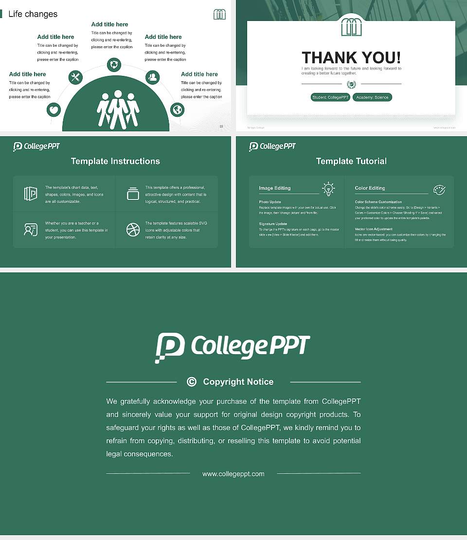 Scripps College National Scholarship Defense PPT Template16:9 ratio PPT effect preview image4