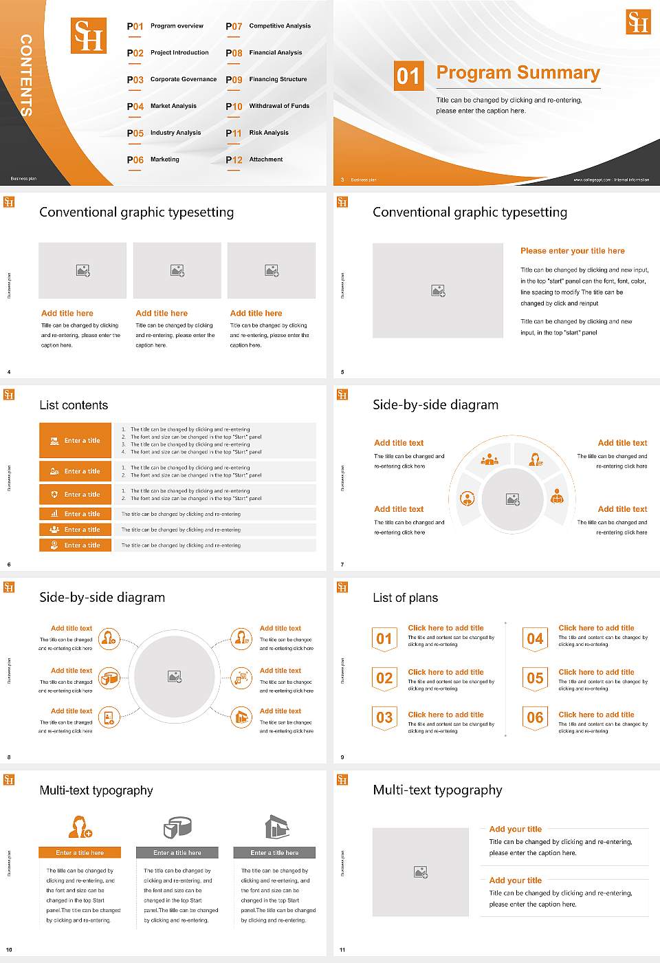 Sam Houston State University Competition/Entrepreneurship Contest PPT Template16:9 ratio PPT effect preview image2