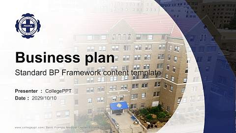 Saint Francis Medical Center College of Nursing Competition/Entrepreneurship Contest PPT Template