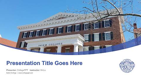 Salem College Course/Courseware Creation PPT Template