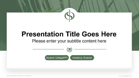 Seattle Institute of East Asian Medicine National Scholarship Defense PPT Template