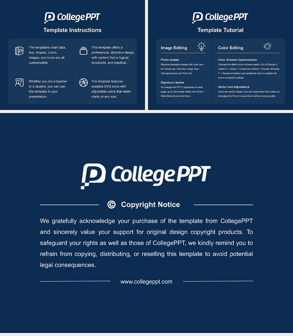 Salve Regina University Course/Courseware Creation PPT Template4:3 ratio PPT effect preview image5