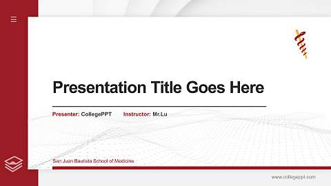 San Juan Bautista School of Medicine Thesis Proposal/Graduation Defense PPT Template