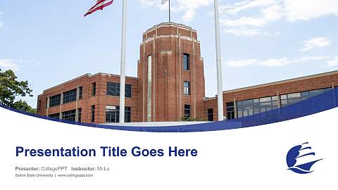 Salem State University Course/Courseware Creation PPT Template