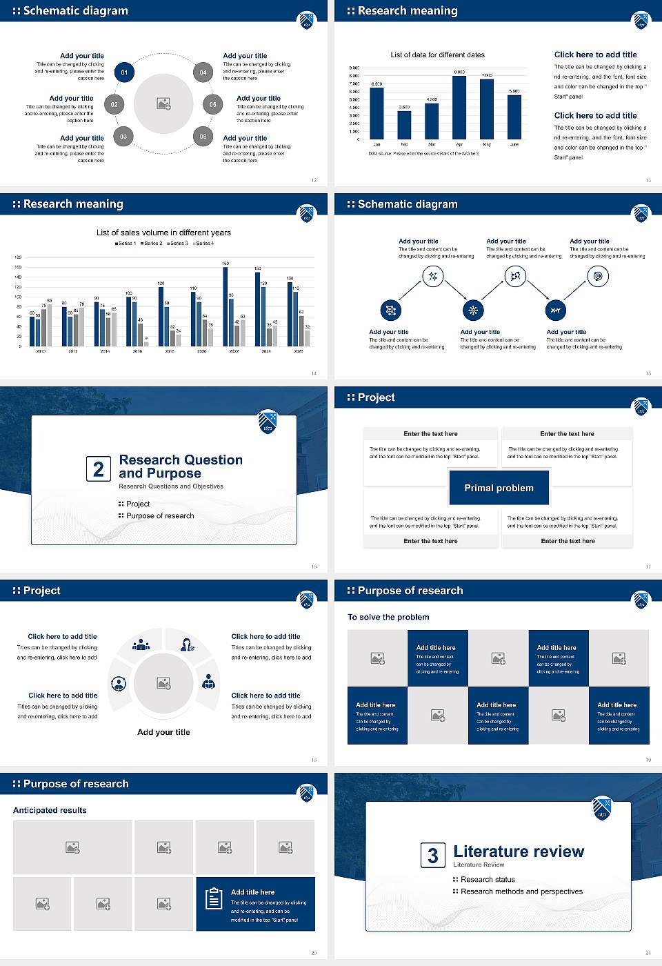 Saint Peter’S University Graduation Thesis Defense PPT Template16:9 ratio PPT effect preview image3