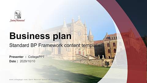 Saint Meinrad School of Theology Competition/Entrepreneurship Contest PPT Template