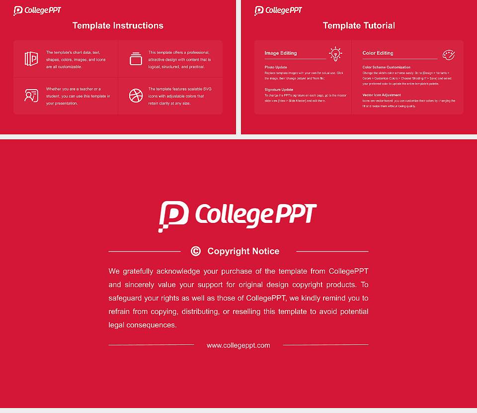 San Diego State University Course/Courseware Creation PPT Template16:9 ratio PPT effect preview image5