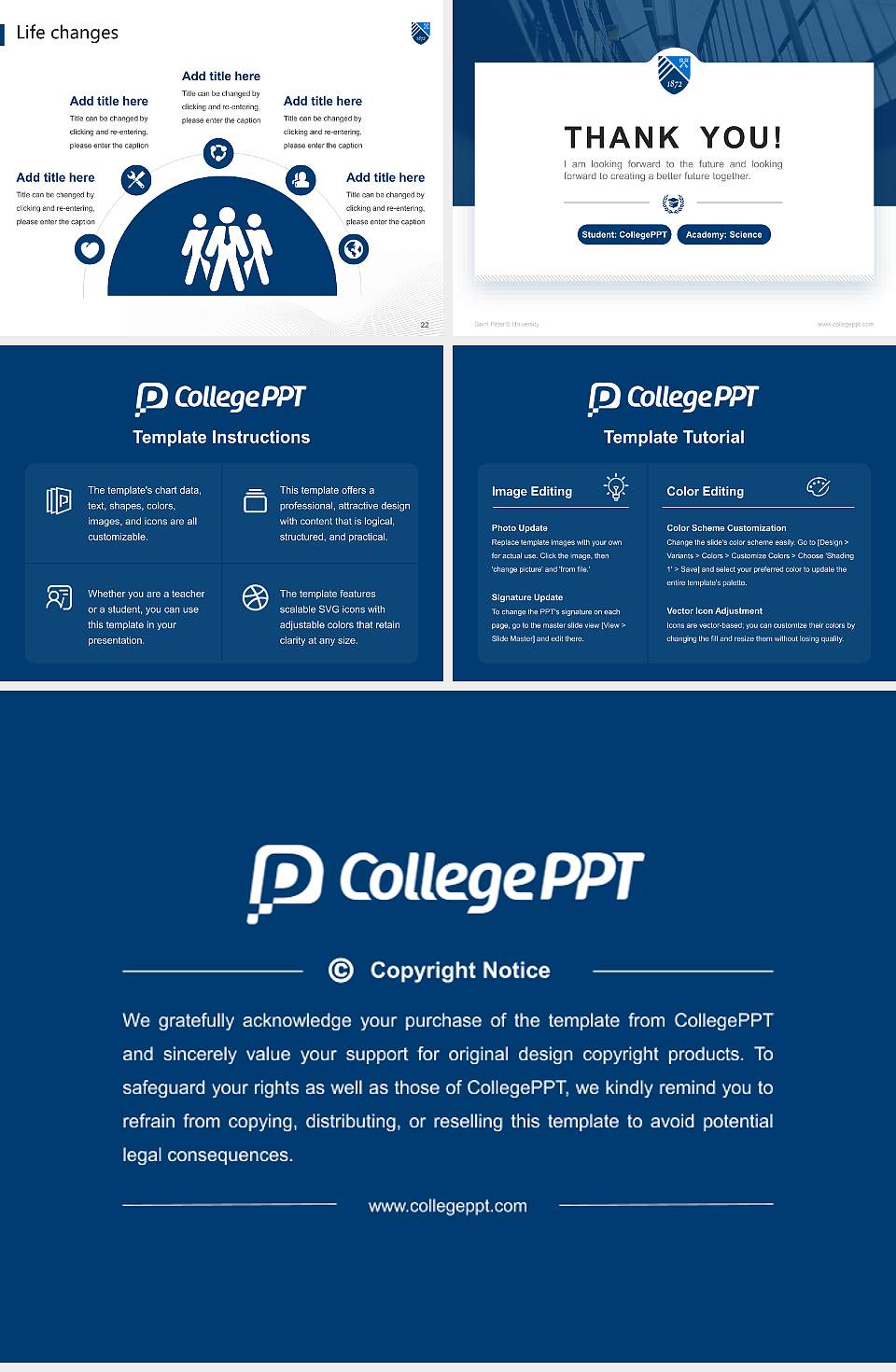 Saint Peter’S University National Scholarship Defense PPT Template4:3 ratio PPT effect preview image4