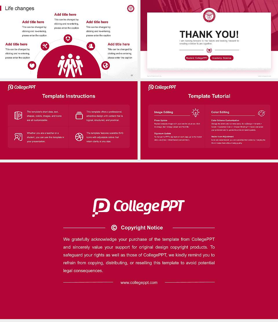 Santa Clara University National Scholarship Defense PPT Template16:9 ratio PPT effect preview image4