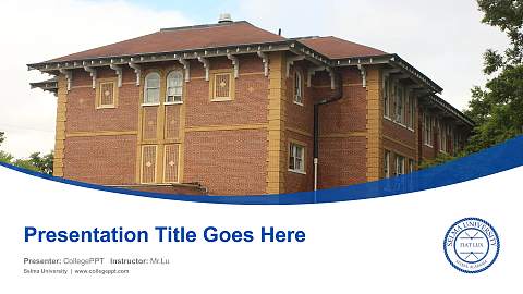 Selma University Course/Courseware Creation PPT Template