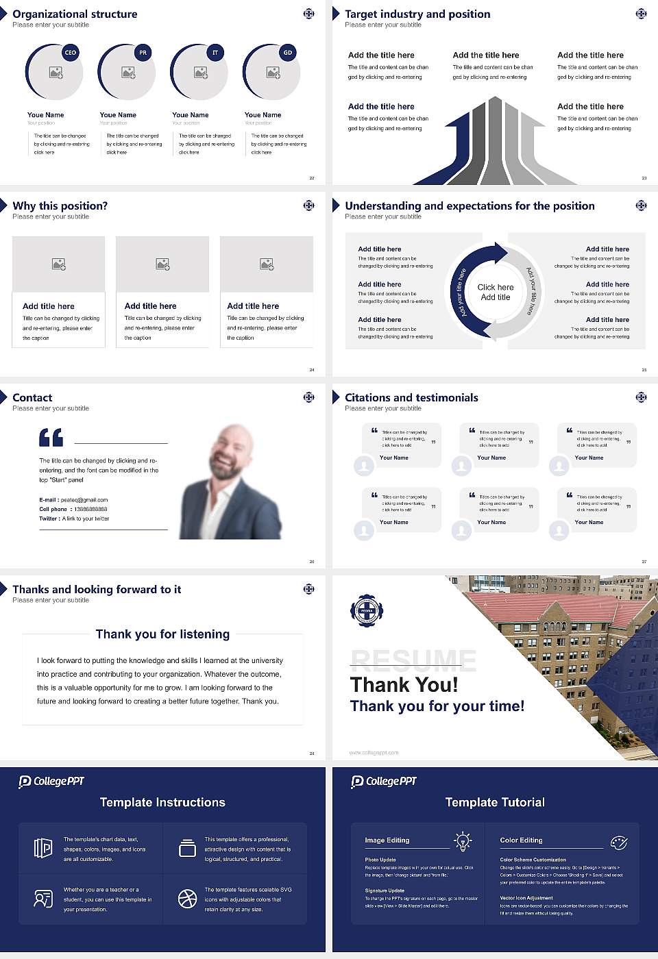Saint Francis Medical Center College of Nursing Resume PPT Template16:9 ratio PPT effect preview image4