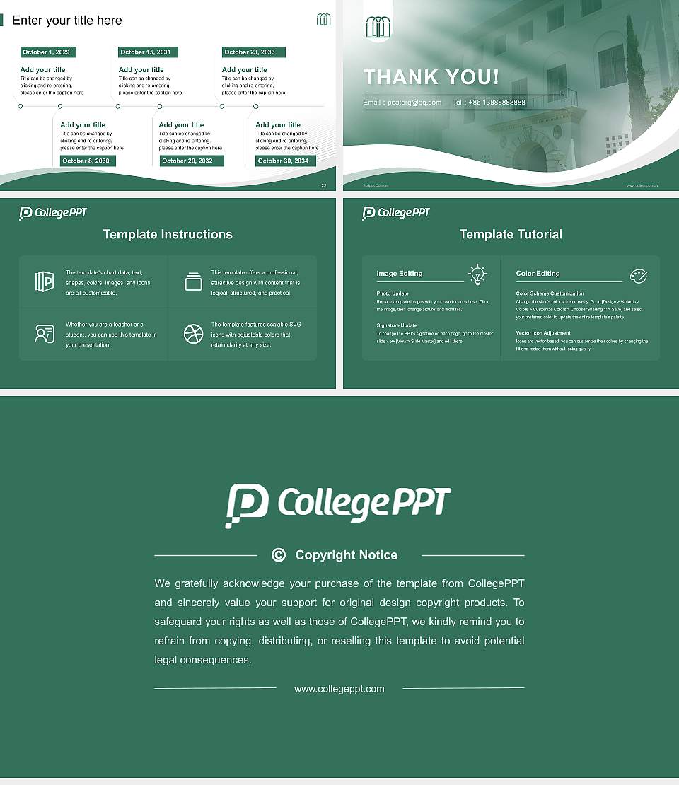 Scripps College Lecture Sharing and Networking Event PPT Template16:9 ratio PPT effect preview image4