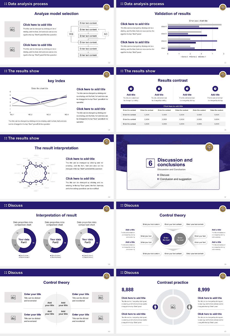 San Francisco State University Graduation Thesis Defense PPT Template16:9 ratio PPT effect preview image5