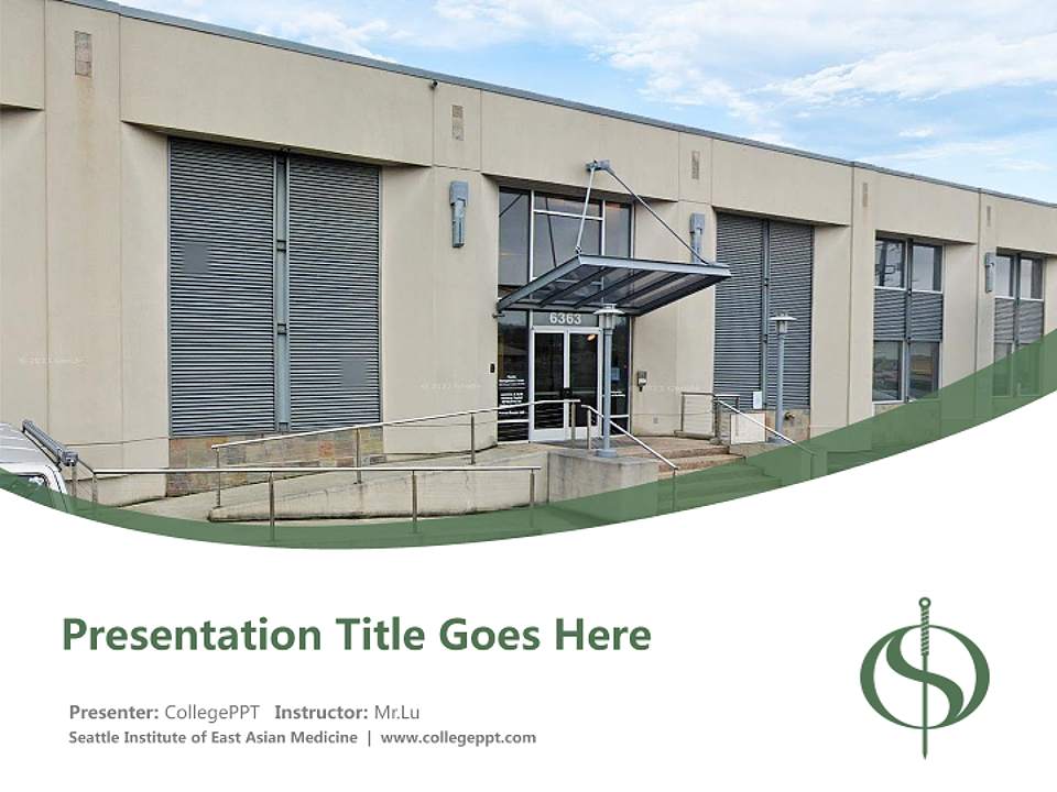 Seattle Institute of East Asian Medicine Course/Courseware Creation PPT Template4:3 ratio PPT effect preview image5