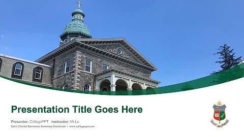 Saint Charles Borromeo Seminary-Overbrook Course/Courseware Creation PPT Template