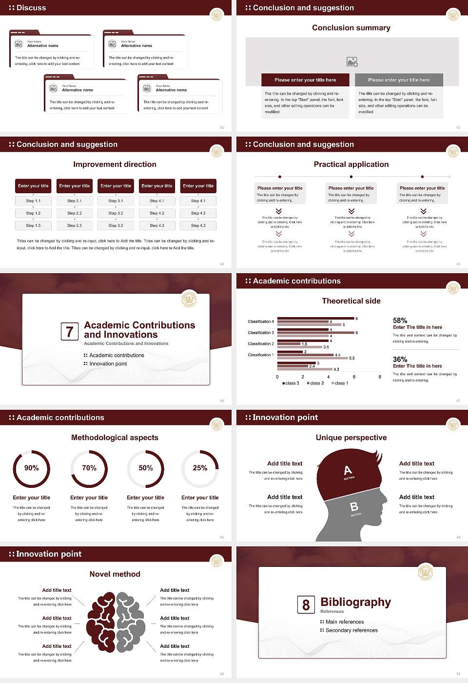 Schreiner University Graduation Thesis Defense PPT Template16:9 ratio PPT effect preview image6