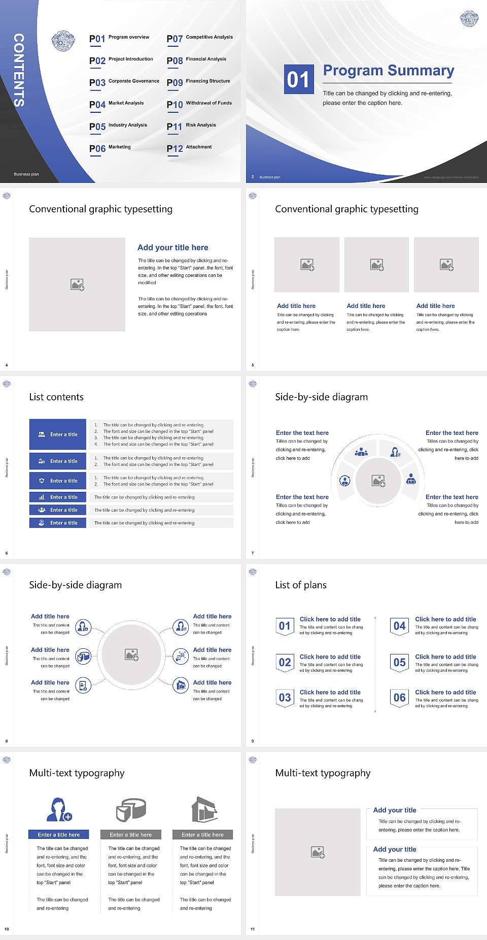 Salem College Competition/Entrepreneurship Contest PPT Template4:3 ratio PPT effect preview image2