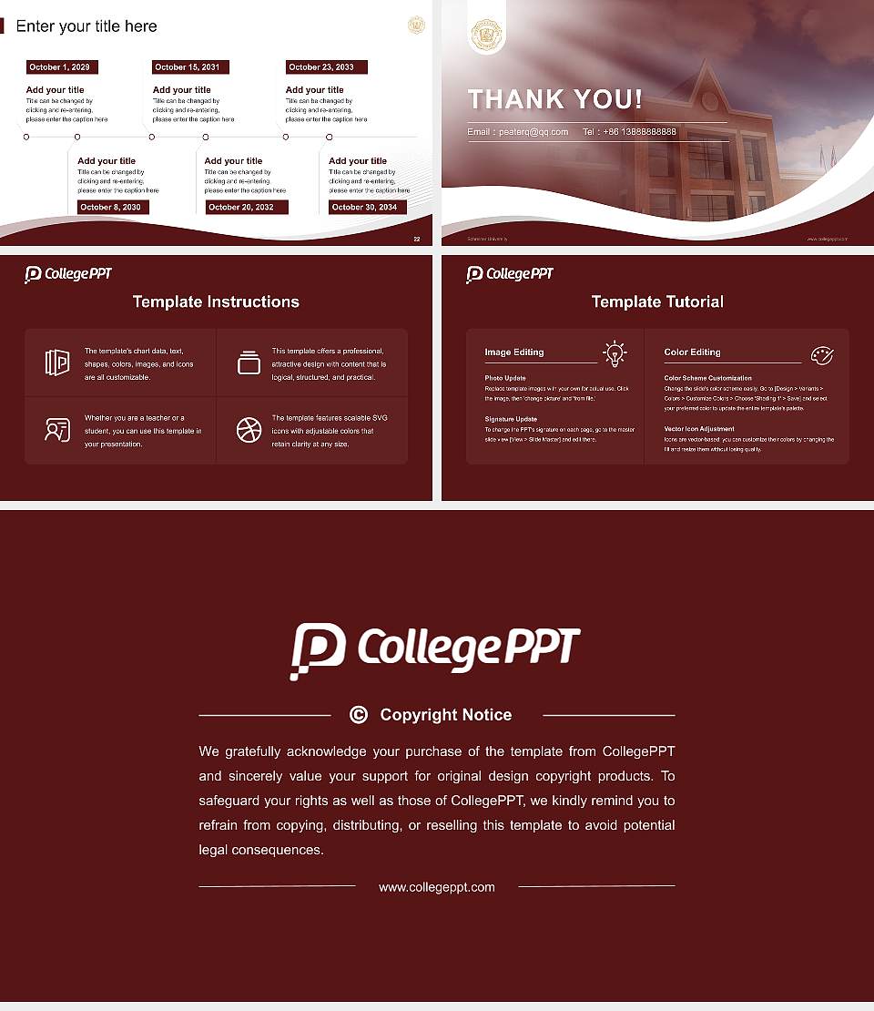 Schreiner University Lecture Sharing and Networking Event PPT Template16:9 ratio PPT effect preview image4