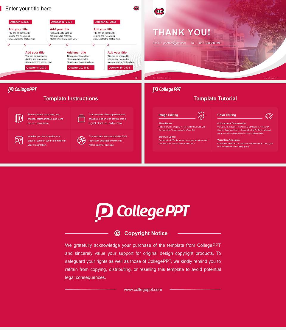 Saint Cloud State University Lecture Sharing and Networking Event PPT Template16:9 ratio PPT effect preview image4