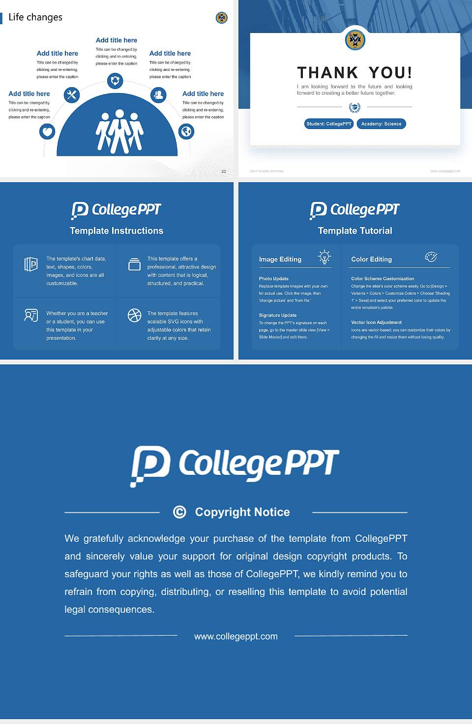 Saint Vincent Seminary National Scholarship Defense PPT Template4:3 ratio PPT effect preview image4