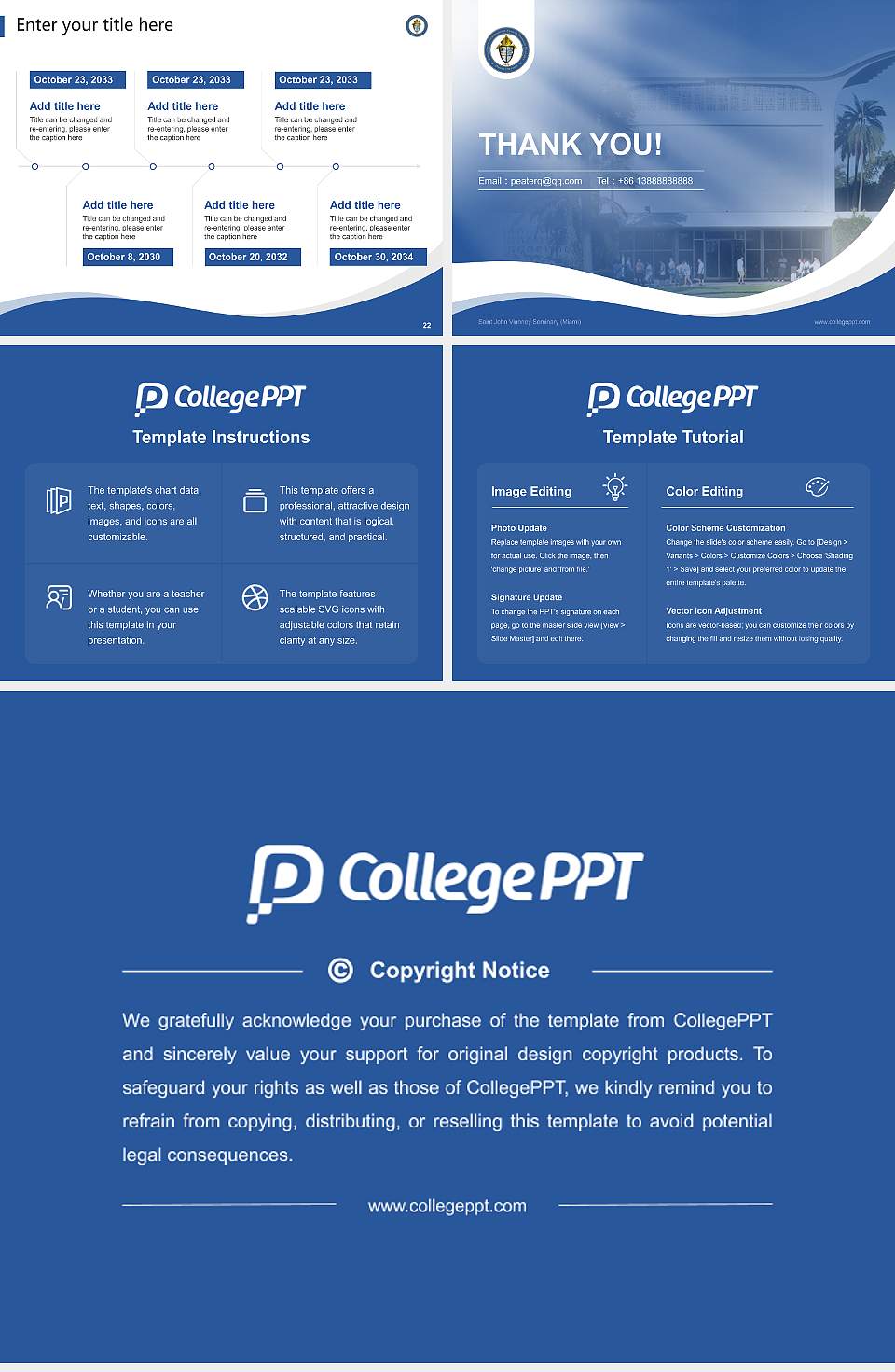 Saint John Vianney Seminary (Miami) Lecture Sharing and Networking Event PPT Template4:3 ratio PPT effect preview image4