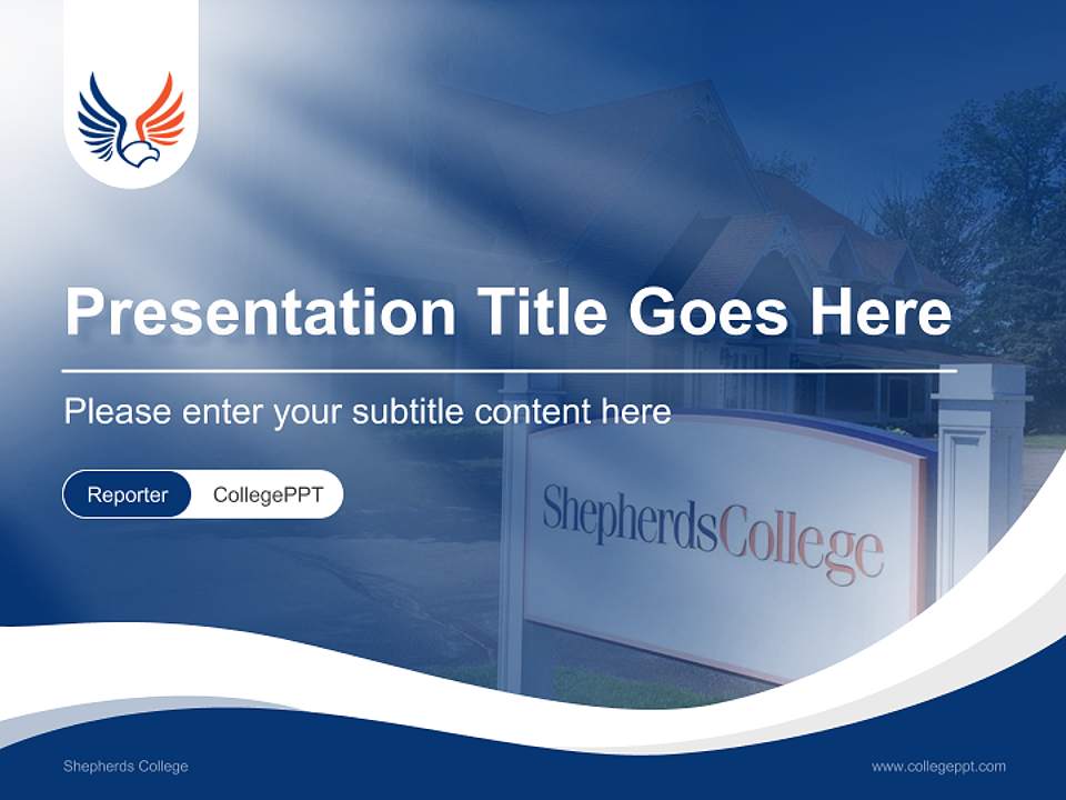 Shepherds College Lecture Sharing and Networking Event PPT Template4:3 ratio PPT effect preview image4