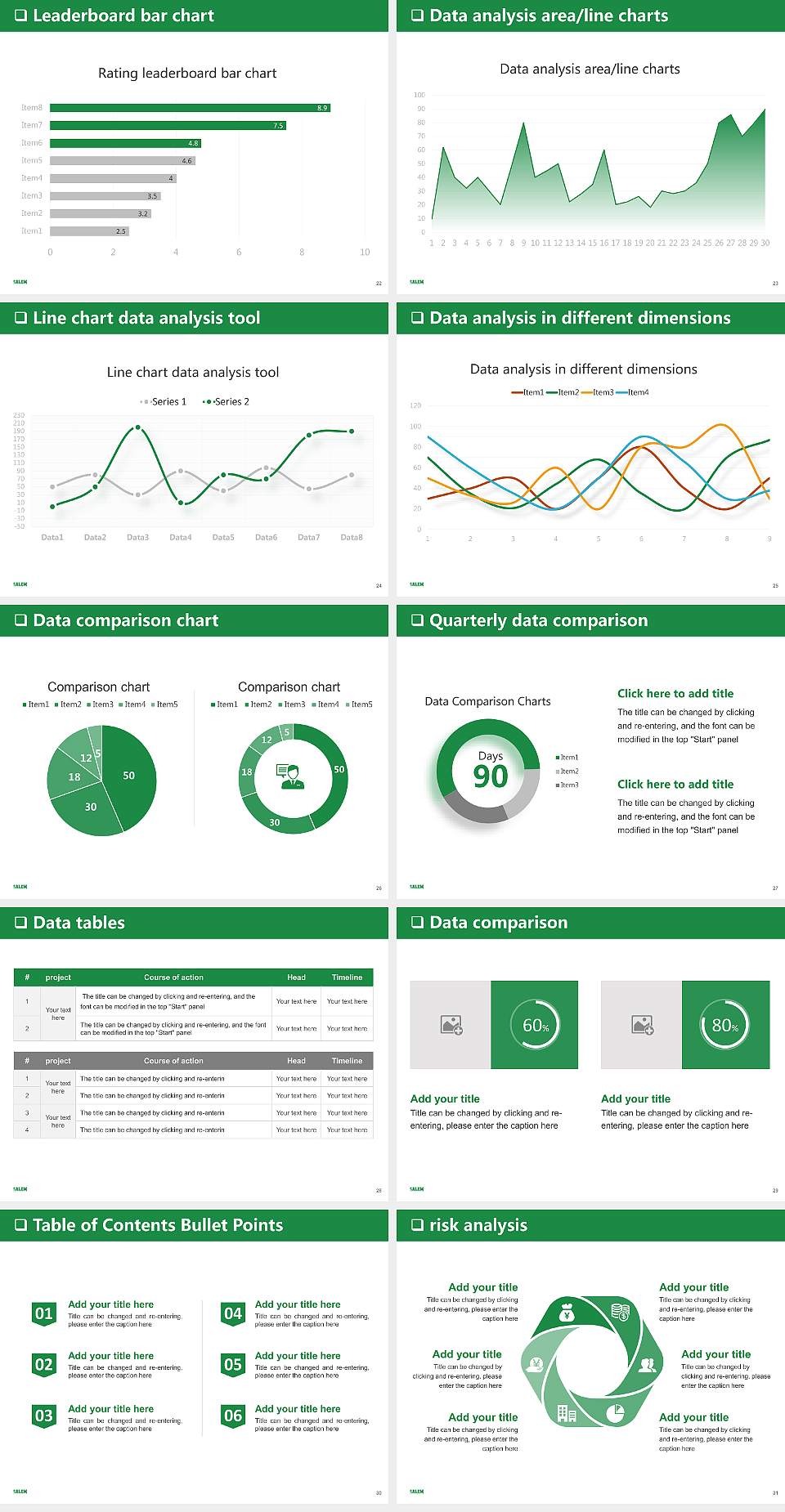 Salem University General Purpose PPT Template4:3 ratio PPT effect preview image4