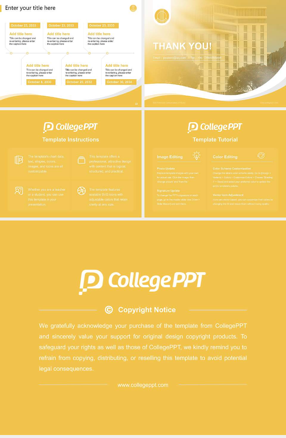 San Francisco Conservatory of Music Lecture Sharing and Networking Event PPT Template4:3 ratio PPT effect preview image4