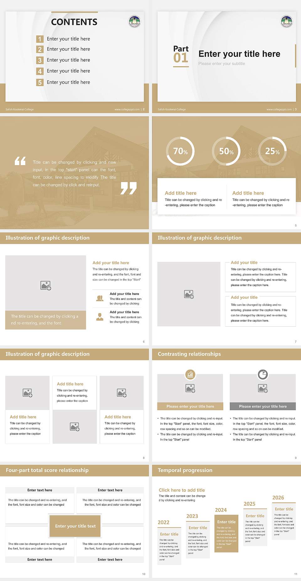 Salish Kootenai College Thesis Proposal/Graduation Defense PPT Template4:3 ratio PPT effect preview image2