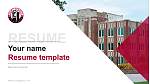 Saint Francis University CV PPT-sjabloon