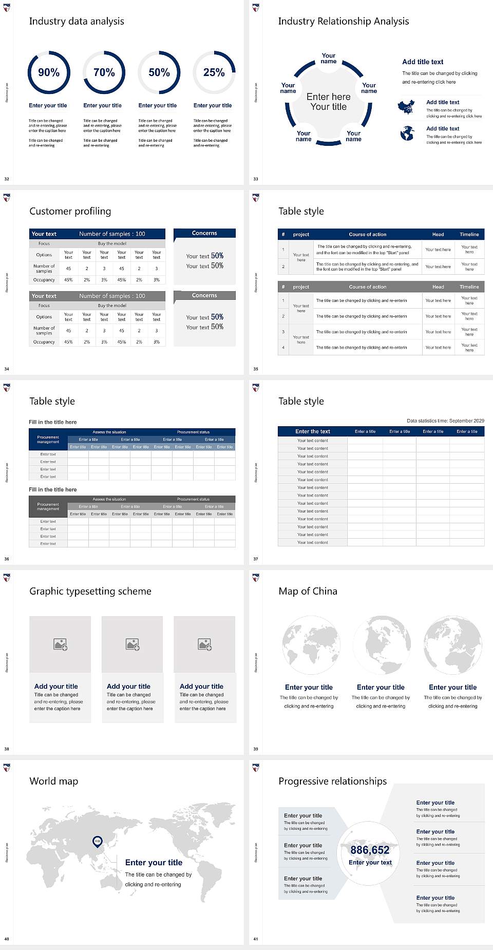 Shenandoah University Competition/Entrepreneurship Contest PPT Template4:3 ratio PPT effect preview image5