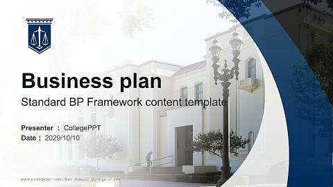 San Joaquin College of Law Competition/Entrepreneurship Contest PPT Template