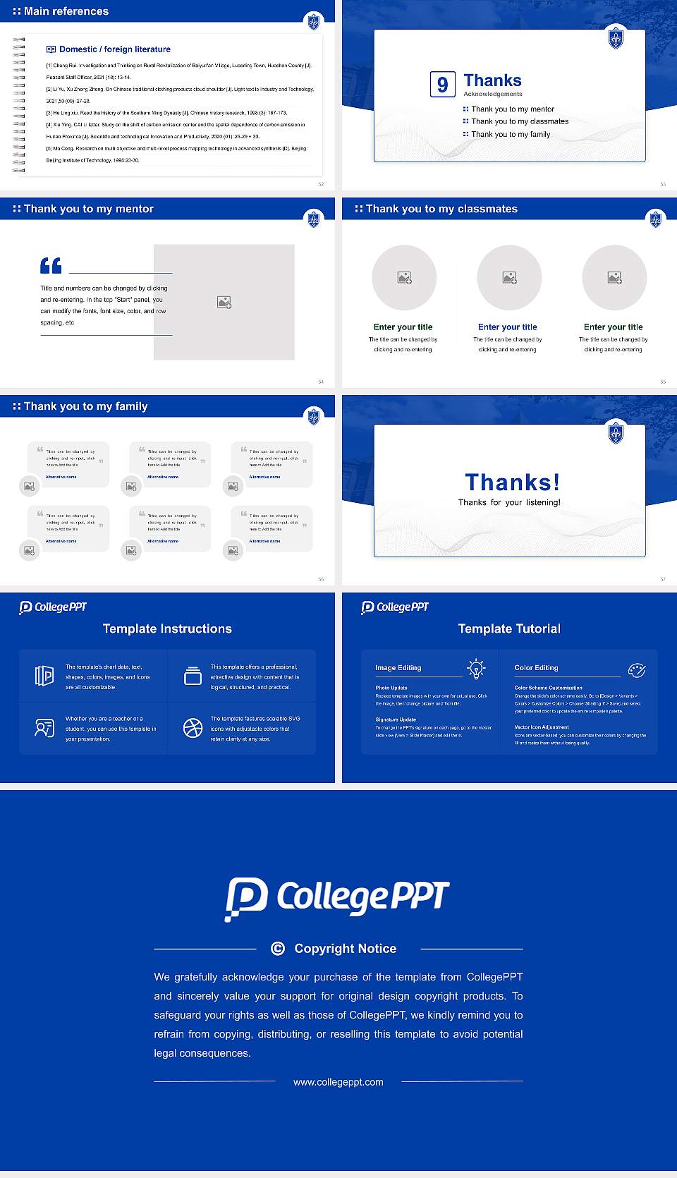 Saint Louis University Graduation Thesis Defense PPT Template16:9 ratio PPT effect preview image7