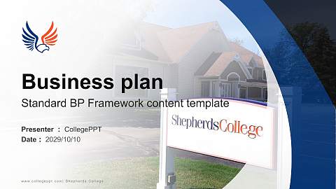 Shepherds College Competition/Entrepreneurship Contest PPT Template