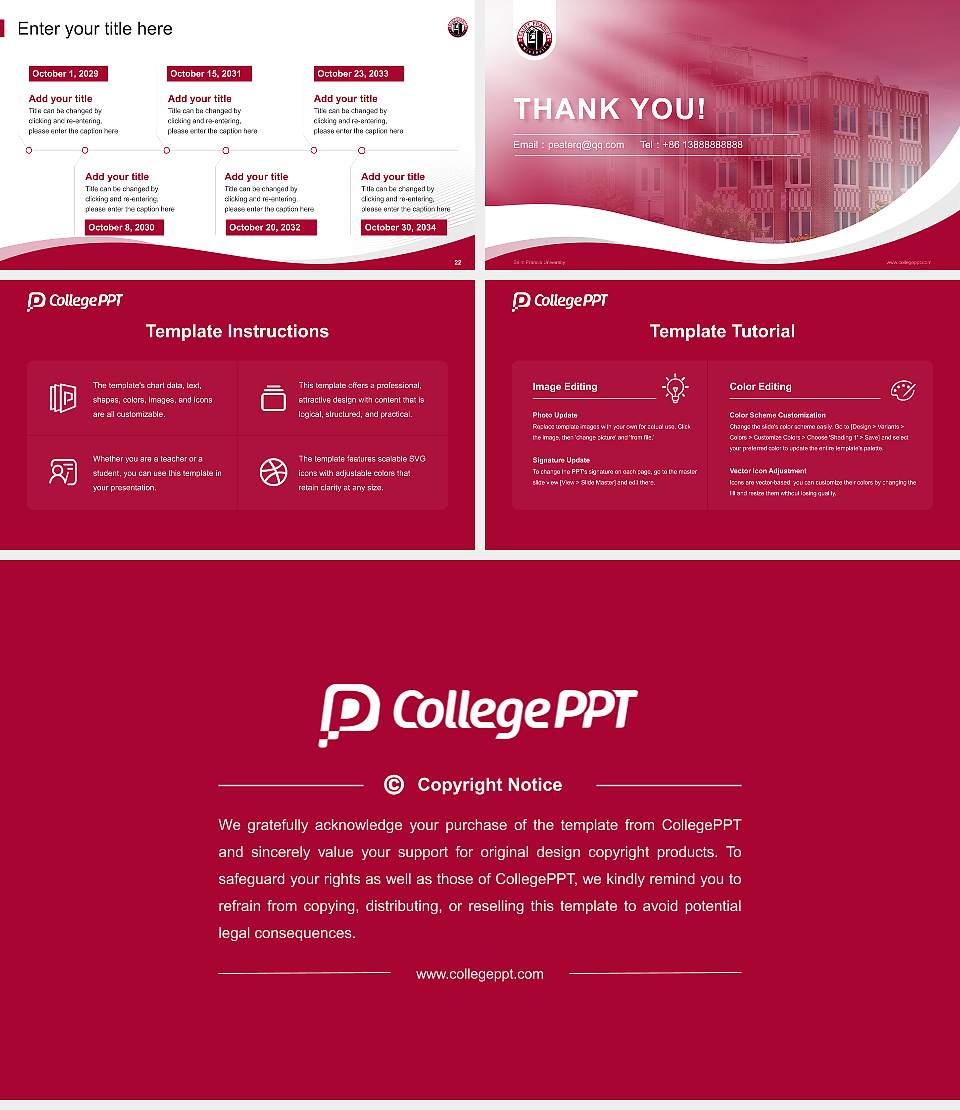 Saint Francis University Lecture Sharing and Networking Event PPT Template16:9 ratio PPT effect preview image4