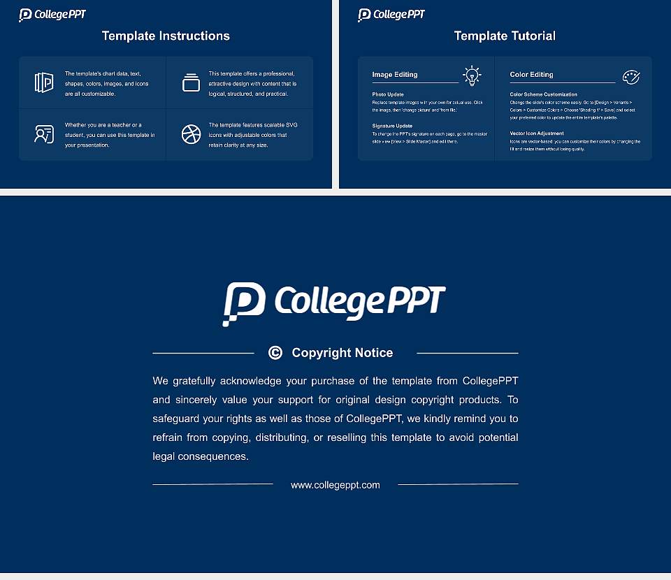 San Joaquin College of Law Academic Presentation/Research Findings Report PPT Template16:9 ratio PPT effect preview image5