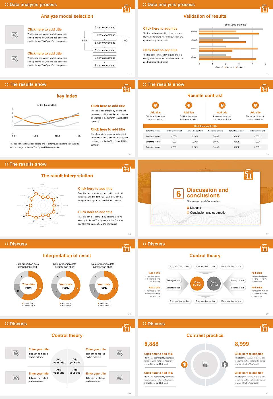 Sam Houston State University Graduation Thesis Defense PPT Template16:9 ratio PPT effect preview image5
