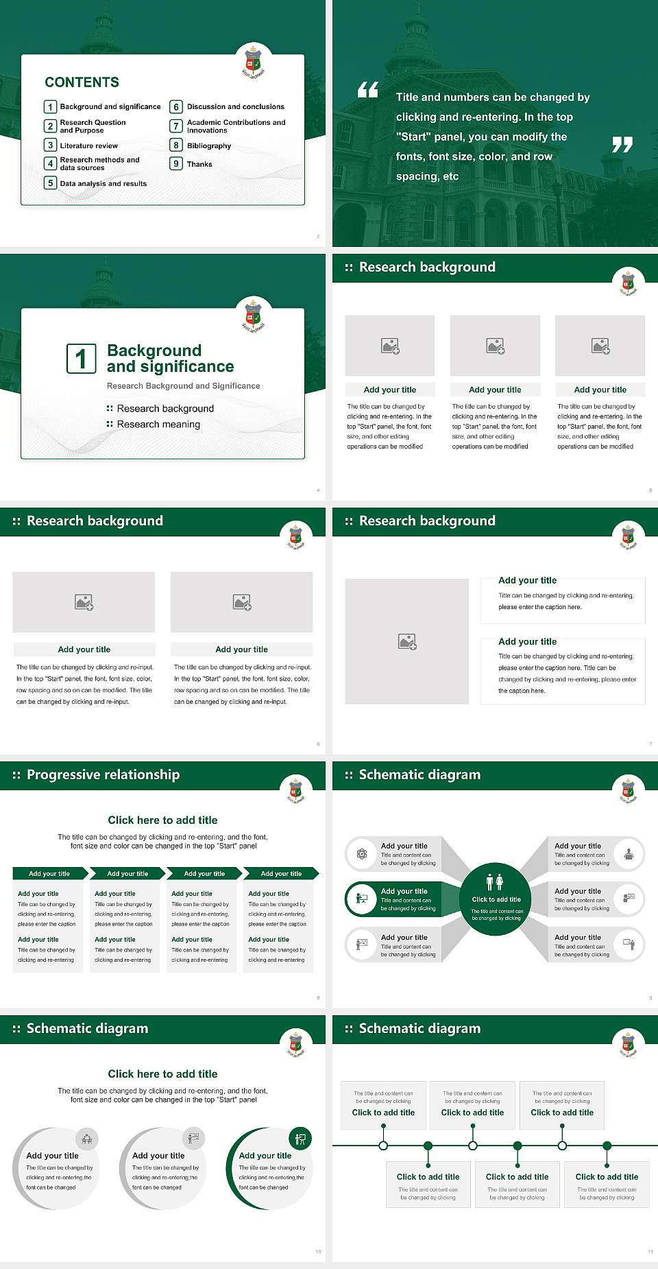 Saint Charles Borromeo Seminary-Overbrook Graduation Thesis Defense PPT Template4:3 ratio PPT effect preview image2