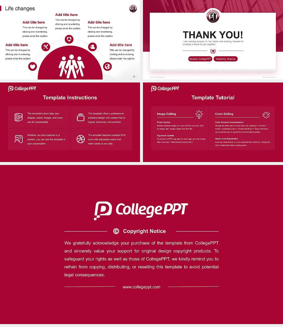 Saint Francis University National Scholarship Defense PPT Template16:9 ratio PPT effect preview image4