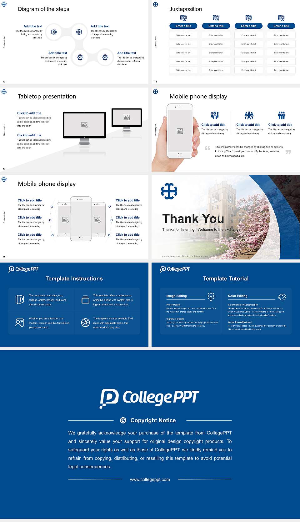Saint Mary’s College (Indiana) Competition/Entrepreneurship Contest PPT Template16:9 ratio PPT effect preview image9