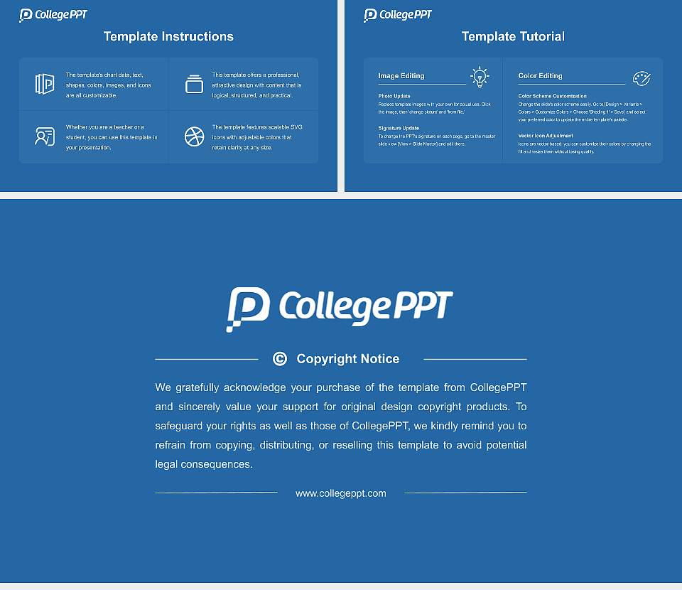 Saint Vincent Seminary Course/Courseware Creation PPT Template16:9 ratio PPT effect preview image5