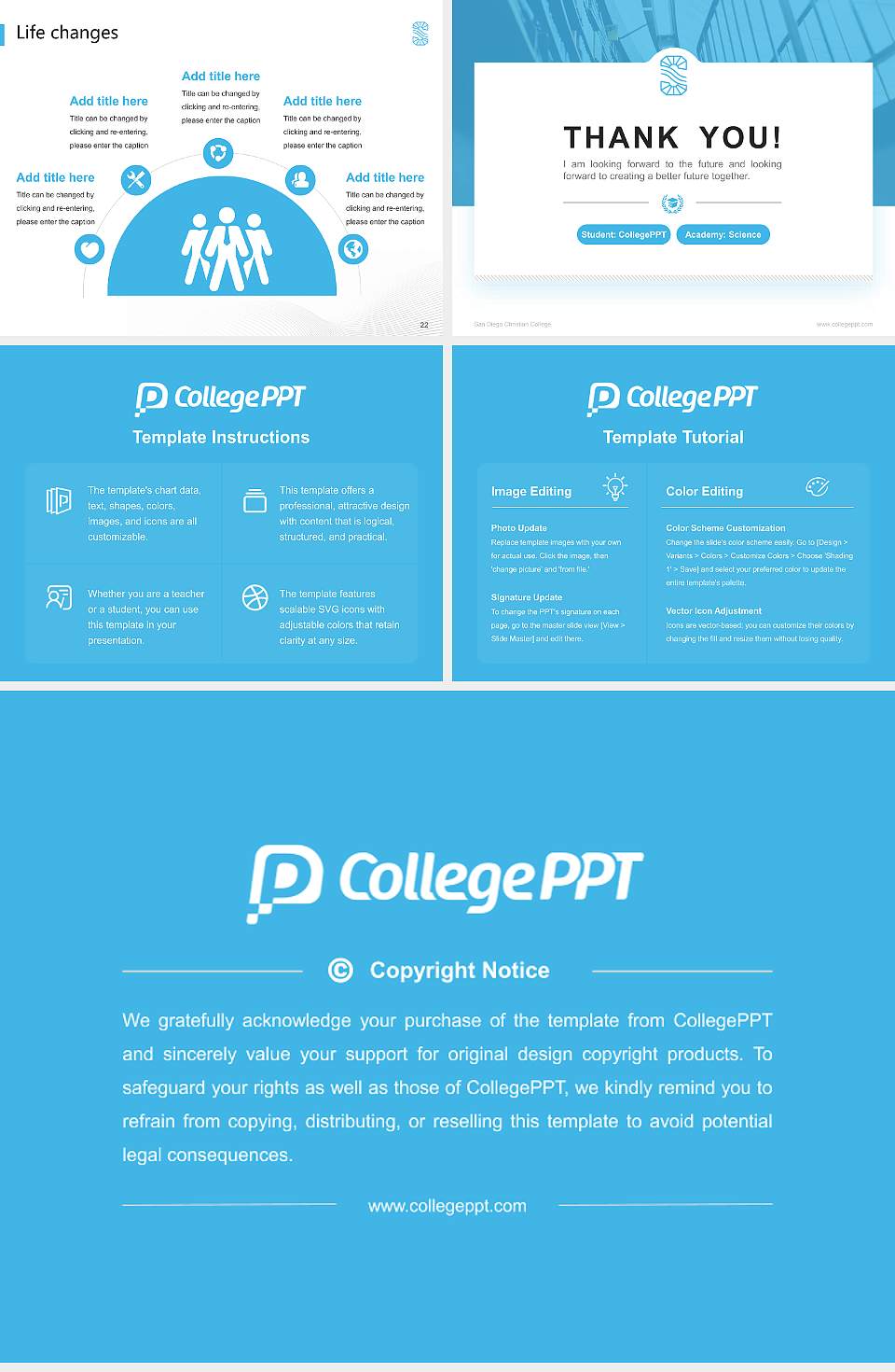 San Diego Christian College National Scholarship Defense PPT Template4:3 ratio PPT effect preview image4