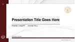 Schreiner University Thesis Proposal/Graduation Defense PPT Template