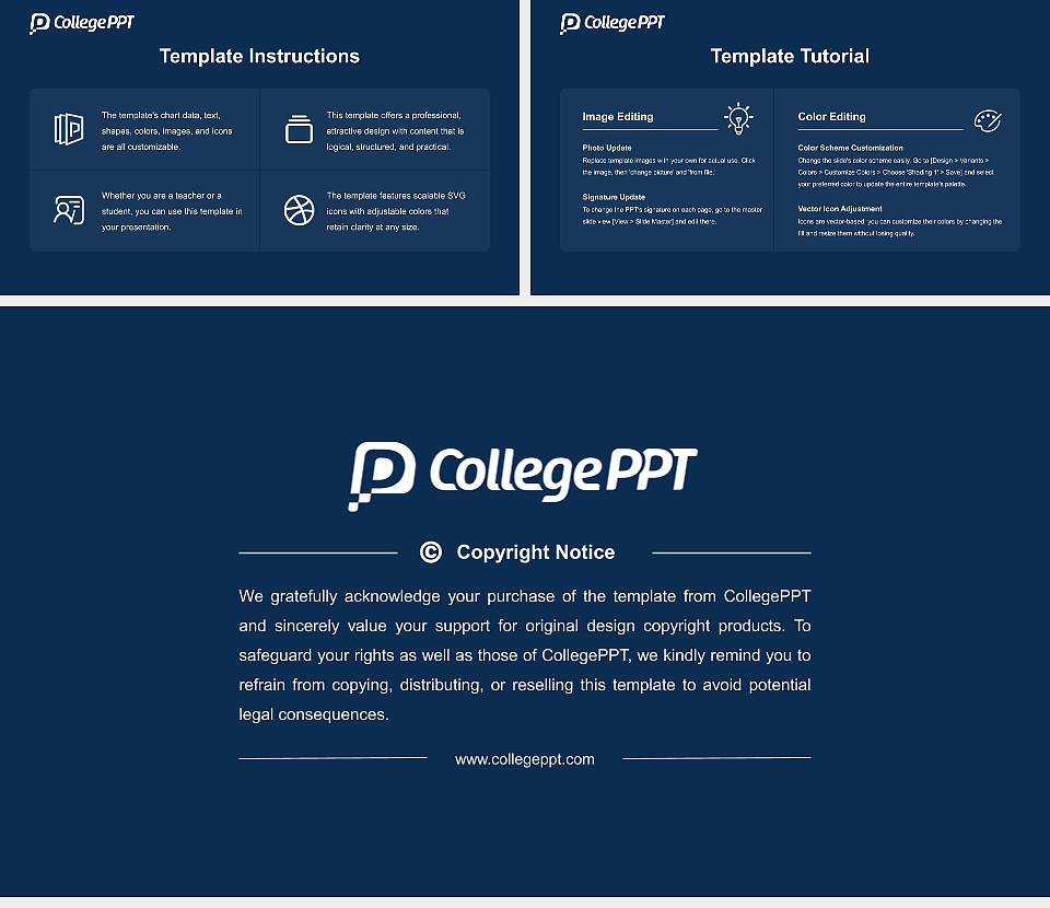 Salve Regina University Course/Courseware Creation PPT Template16:9 ratio PPT effect preview image5