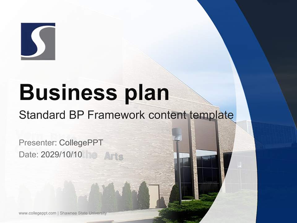 Shawnee State University Competition/Entrepreneurship Contest PPT Template4:3 ratio PPT effect preview image9