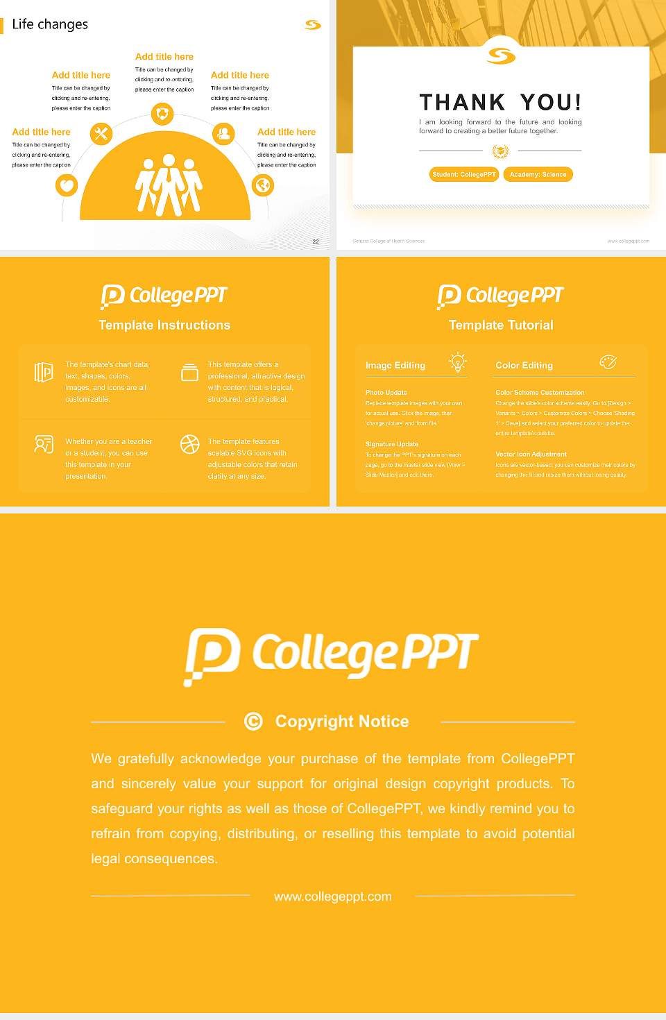 Sentara College of Health Sciences National Scholarship Defense PPT Template4:3 ratio PPT effect preview image4