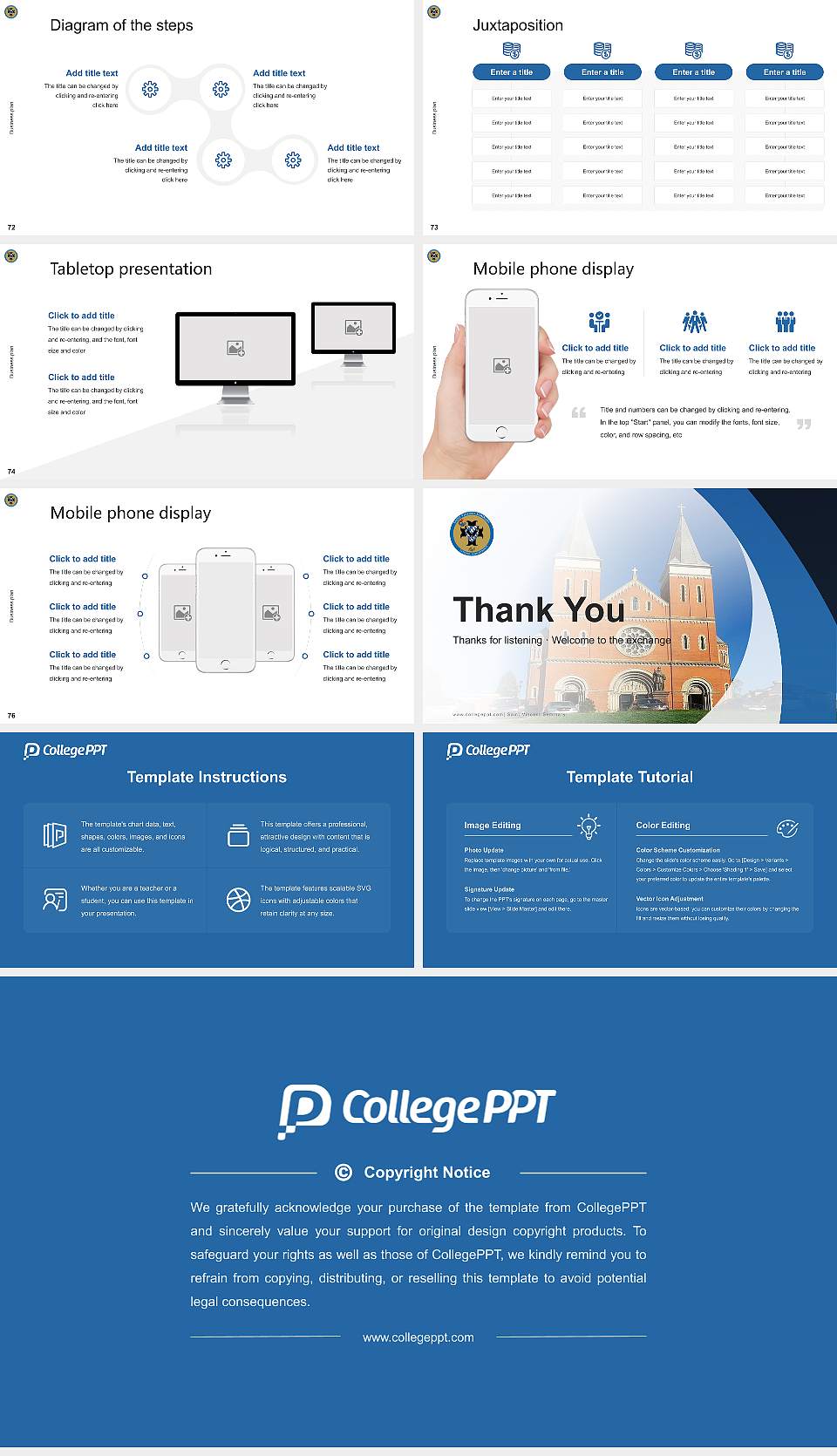 Saint Vincent Seminary Competition/Entrepreneurship Contest PPT Template16:9 ratio PPT effect preview image9