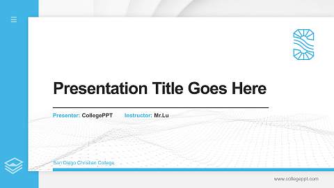 San Diego Christian College Thesis Proposal/Graduation Defense PPT Template