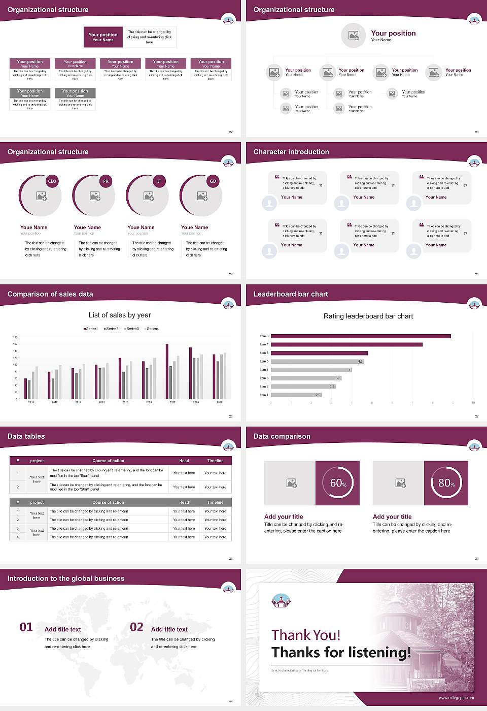 Saint Vladimirs Orthodox Theological Seminary Academic Presentation/Research Findings Report PPT Template16:9 ratio PPT effect preview image4